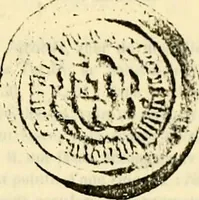 An illustration from Sceaux armoríes des Pays-Bas et des pays avoisinants (Belgique--Royaume des Pays-Bas--Luxembourg--Allemagne--France) recueil historique et héraldique (1898)