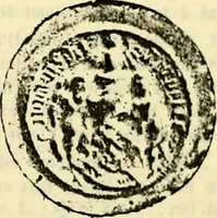 An illustration from Sceaux armoríes des Pays-Bas et des pays avoisinants (Belgique--Royaume des Pays-Bas--Luxembourg--Allemagne--France) recueil historique et héraldique (1898)