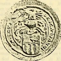 An illustration from Sceaux armoríes des Pays-Bas et des pays avoisinants (Belgique--Royaume des Pays-Bas--Luxembourg--Allemagne--France) recueil historique et héraldique (1898)