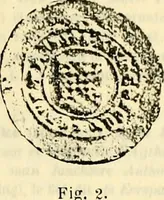 An illustration from Sceaux armoríes des Pays-Bas et des pays avoisinants (Belgique--Royaume des Pays-Bas--Luxembourg--Allemagne--France) recueil historique et héraldique (1898)