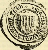 An illustration from Sceaux armoríes des Pays-Bas et des pays avoisinants (Belgique--Royaume des Pays-Bas--Luxembourg--Allemagne--France) recueil historique et héraldique (1898)