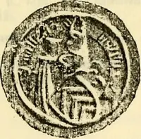An illustration from Sceaux armoríes des Pays-Bas et des pays avoisinants (Belgique--Royaume des Pays-Bas--Luxembourg--Allemagne--France) recueil historique et héraldique (1898)