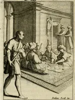 An illustration from Scelta d'alcuni miracoli e grazie della Santissima Nunziata di Firenze (1636)