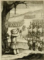 An illustration from Scelta d'alcuni miracoli e grazie della Santissima Nunziata di Firenze (1636)
