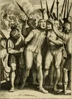 An illustration from Scelta d'alcuni miracoli e grazie della Santissima Nunziata di Firenze (1636)