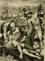 An illustration from Scelta d'alcuni miracoli e grazie della Santissima Nunziata di Firenze (1636)