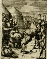 An illustration from Scelta d'alcuni miracoli e grazie della Santissima Nunziata di Firenze (1636)