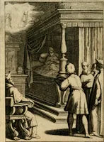 An illustration from Scelta d'alcuni miracoli e grazie della Santissima Nunziata di Firenze (1636)
