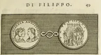 Picture 16 of 24 from Scelta de medaglioni piu rari nella bibliotheca dell' eminentiss. et reverendiss. principe il signor cardinale Gasparo Carpegna, vicario di Nostro Signore (1679), leaf 54