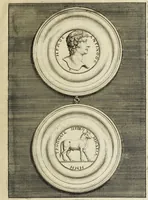 An illustration from Scelta de medaglioni piu rari nella bibliotheca dell' eminentiss. et reverendiss. principe il signor cardinale Gasparo Carpegna, vicario di Nostro Signore (1679)
