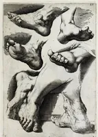 An illustration from Scelta di disegni del Caracci, Parmegiani et di Guido Reni (1660)