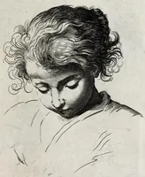 An illustration from Scelta di disegni del Caracci, Parmegiani et di Guido Reni (1660)