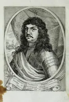 An illustration from Scena d'huomeni illustri d'Europa (1658)