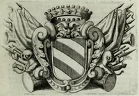 An illustration from Scena d'huomeni illustri d'Europa (1658)