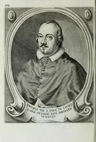 An illustration from Scena d'huomeni illustri d'Europa (1658)