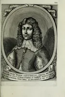 An illustration from Scena d'huomeni illustri d'Europa (1658)