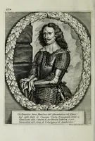 An illustration from Scena d'huomeni illustri d'Europa (1658)