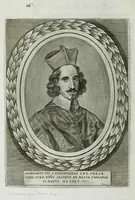 An illustration from Scena d'huomeni illustri d'Europa (1658)
