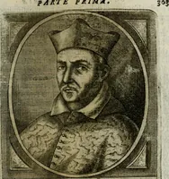 An illustration from Scena letteraria de gli scrittori bergamaschi aperta alla cvriosità de svoi concittadini .. (1664)