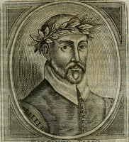 An illustration from Scena letteraria de gli scrittori bergamaschi aperta alla cvriosità de svoi concittadini .. (1664)