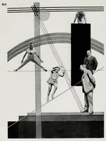 An illustration from Oskar Schlemmer et Al. - Die Bühne am Bauhaus (1925)