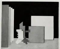 An illustration from Oskar Schlemmer et Al. - Die Bühne am Bauhaus (1925)