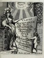 Picture 1 of 8 from Schlüssel zur Mechanica, das ist, Gründliche Beschreibung der vier HauptInstrumenten der Machination : als dess Hebels, Betriebs, Schrauben, Kloben : in einem Gespräch zwischen einem Ingenier und Mechanico (1661), leaf 5