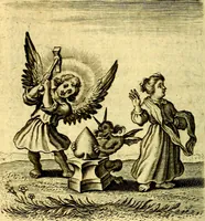 An illustration from Schola cordis siue aversi à deo cordis ac eumdem reductio, et instructio .. (1663)
