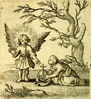 An illustration from Schola cordis siue aversi à deo cordis ac eumdem reductio, et instructio .. (1663)