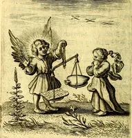 An illustration from Schola cordis siue aversi à deo cordis ac eumdem reductio, et instructio .. (1663)