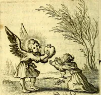 An illustration from Schola cordis siue aversi à deo cordis ac eumdem reductio, et instructio .. (1663)