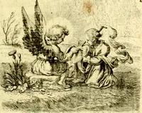 An illustration from Schola cordis siue aversi à deo cordis ac eumdem reductio, et instructio .. (1663)