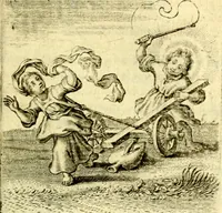 An illustration from Schola cordis siue aversi à deo cordis ac eumdem reductio, et instructio .. (1663)