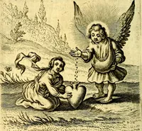 An illustration from Schola cordis siue aversi à deo cordis ac eumdem reductio, et instructio .. (1663)