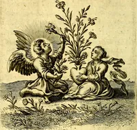 An illustration from Schola cordis siue aversi à deo cordis ac eumdem reductio, et instructio .. (1663)