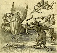 An illustration from Schola cordis siue aversi à deo cordis ac eumdem reductio, et instructio .. (1663)