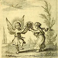 An illustration from Schola cordis siue aversi à deo cordis ac eumdem reductio, et instructio .. (1663)