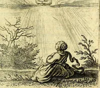 An illustration from Schola cordis siue aversi à deo cordis ac eumdem reductio, et instructio .. (1663)