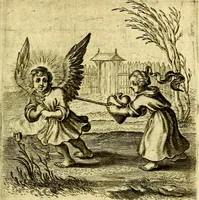 An illustration from Schola cordis siue aversi à deo cordis ac eumdem reductio, et instructio .. (1663)