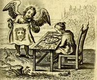 An illustration from Schola cordis siue aversi à deo cordis ac eumdem reductio, et instructio .. (1663)