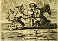 An illustration from Schola cordis siue aversi à deo cordis ac eumdem reductio, et instructio .. (1663)