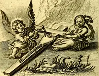 An illustration from Schola cordis siue aversi à deo cordis ac eumdem reductio, et instructio .. (1663)