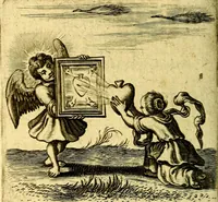 An illustration from Schola cordis siue aversi à deo cordis ac eumdem reductio, et instructio .. (1663)