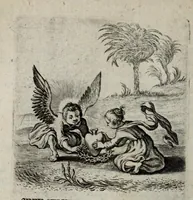 An illustration from Schola cordis, sive, Aversià Deo Cordis ad eumdem reductio, et instructio (1699)
