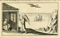 Picture 5 of 27 from Schöne ausserlesene sin[n]reiche Figuren auch Gleichnussen Erkläringen Gebettlein vnd hohe Lehr[n] : zum Theil auss heiliger Schrifft wie auch zum Theil auss der alten Christlichen Kirchen Lehrer[n] Schrifften gezogen vnd in Teutsche Reimen verfasst, leaf 23