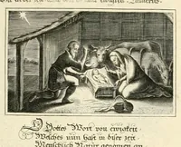 Picture 24 of 27 from Schöne ausserlesene sin[n]reiche Figuren auch Gleichnussen Erkläringen Gebettlein vnd hohe Lehr[n] : zum Theil auss heiliger Schrifft wie auch zum Theil auss der alten Christlichen Kirchen Lehrer[n] Schrifften gezogen vnd in Teutsche Reimen verfasst, leaf 93