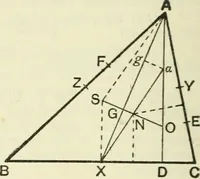An illustration from A school geometry. containing the substance of Euclid books II anfd III and part of book IV (1917)