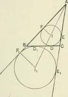 An illustration from A school geometry. containing the substance of Euclid books II anfd III and part of book IV (1917)