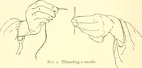 An illustration from School needlework; a book written for the beginner of any age and in any school (1922)