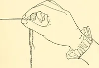 An illustration from School needlework; a book written for the beginner of any age and in any school (1922)
